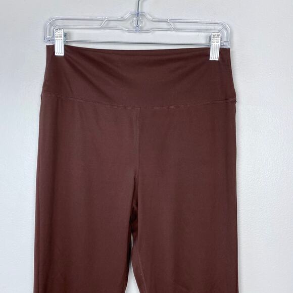 Wilo the Label Brown Flared Leggings Yoga Pants High Rise‎ Multicolor Size Large - Picture 2 of 9